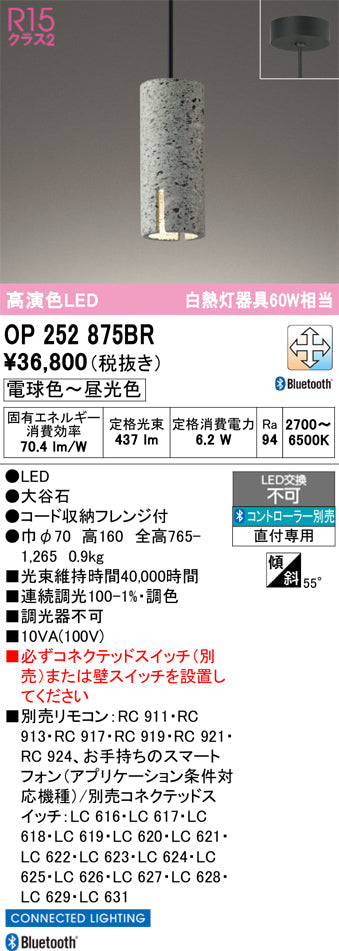 オーデリック ペンダントライト OP252875BR