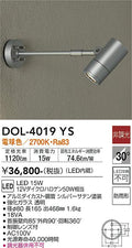 大光電機　アウトドアスポットライト　DOL-4019YS