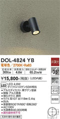 大光電機　アウトドアスポットライト　DOL-4824YB