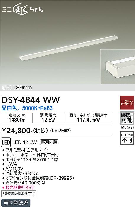 大光　間接照明器具　DSY-4844WW