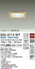 大光電機　ダウンライト　DDL-5113WT
