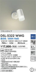大光　スポットライト　DSL-5322WWG