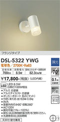 大光　スポットライト　DSL-5322YWG
