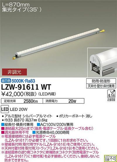 大光　間接照明　LZW-91611WT