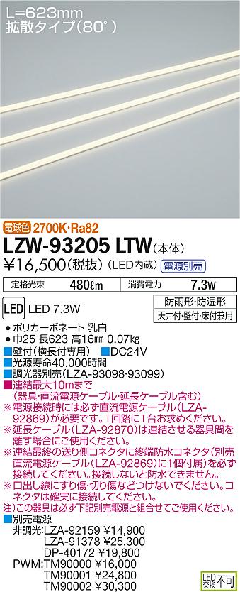 大光　間接照明　LZW-93205LTW