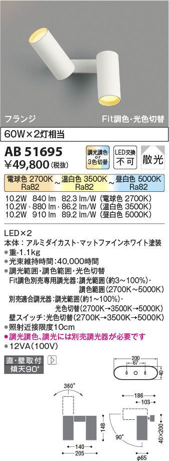 コイズミ照明　ブラケットライト　AB51695