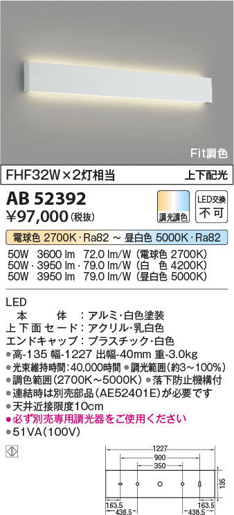 コイズミ照明　ブラケットライト　AB52392