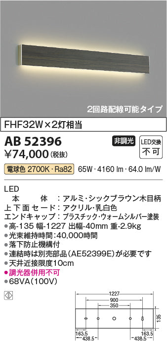 コイズミ照明　ブラケットライト　AB52396