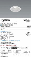 遠藤照明　ユニバーサルダウンライト（高気密形）　EFD8973W