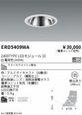 遠藤照明　グレアレス　ウォールウォッシャーダウンライト　ERD5409WB