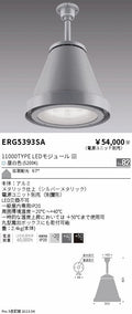 遠藤照明　軽量シーリングペンダント　ERG5393SB