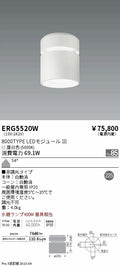 遠藤照明　シーリングダウンライト　ERG5520W