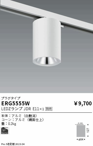 遠藤照明　シーリングダウンライト　ERG5555W