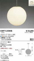 遠藤照明　ペンダント　ERP7130WB