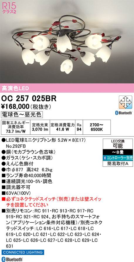 オーデリック　シャンデリア　OC257025BR