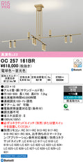 オーデリック　シャンデリア　OC257161BR
