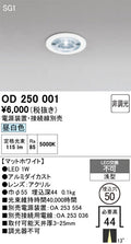 オーデリック　ダウンライト　OD250001
