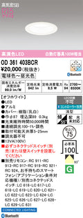 オーデリック　ダウンライト　OD361403BCR