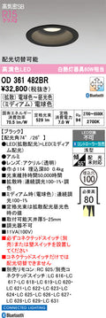 オーデリック　ダウンライト　OD361482BR