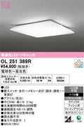 オーデリック　シーリングライト　OL251389R