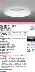 オーデリック　シーリングライト　OL251441BCR