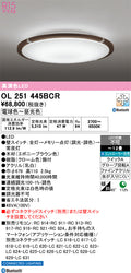 オーデリック　シーリングライト　OL251445BCR