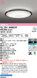 オーデリック　シーリングライト　OL251446BCR