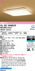 オーデリック　シーリングライト　OL251568BCR