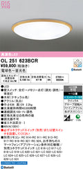 オーデリック　シーリングライト　OL251623BCR