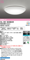オーデリック　シーリングライト　OL251823BCR