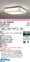 オーデリック　シーリングライト　OL251839BCR