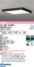 オーデリック　シーリングライト　OL291513BR