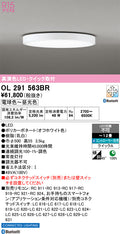 オーデリック　シーリングライト　OL291563BR