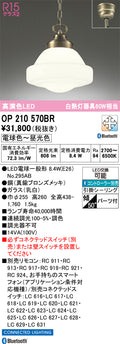 オーデリック　ペンダントライト　OP210570BR