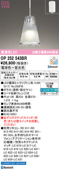 オーデリック　ペンダントライト　OP252543BR