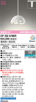 オーデリック　ペンダントライト　OP252678BR