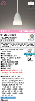 オーデリック　ペンダントライト　OP252742BCR