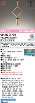 オーデリック　ペンダントライト　OP252767BR