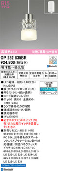 オーデリック　ペンダントライト　OP252835BR