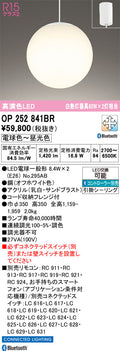 オーデリック　ペンダントライト　OP252841BR