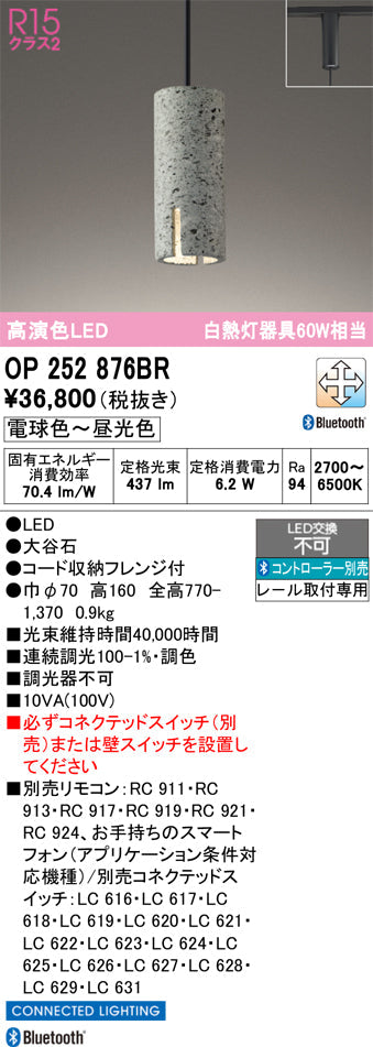 オーデリック　ペンダントライト　OP252876BR