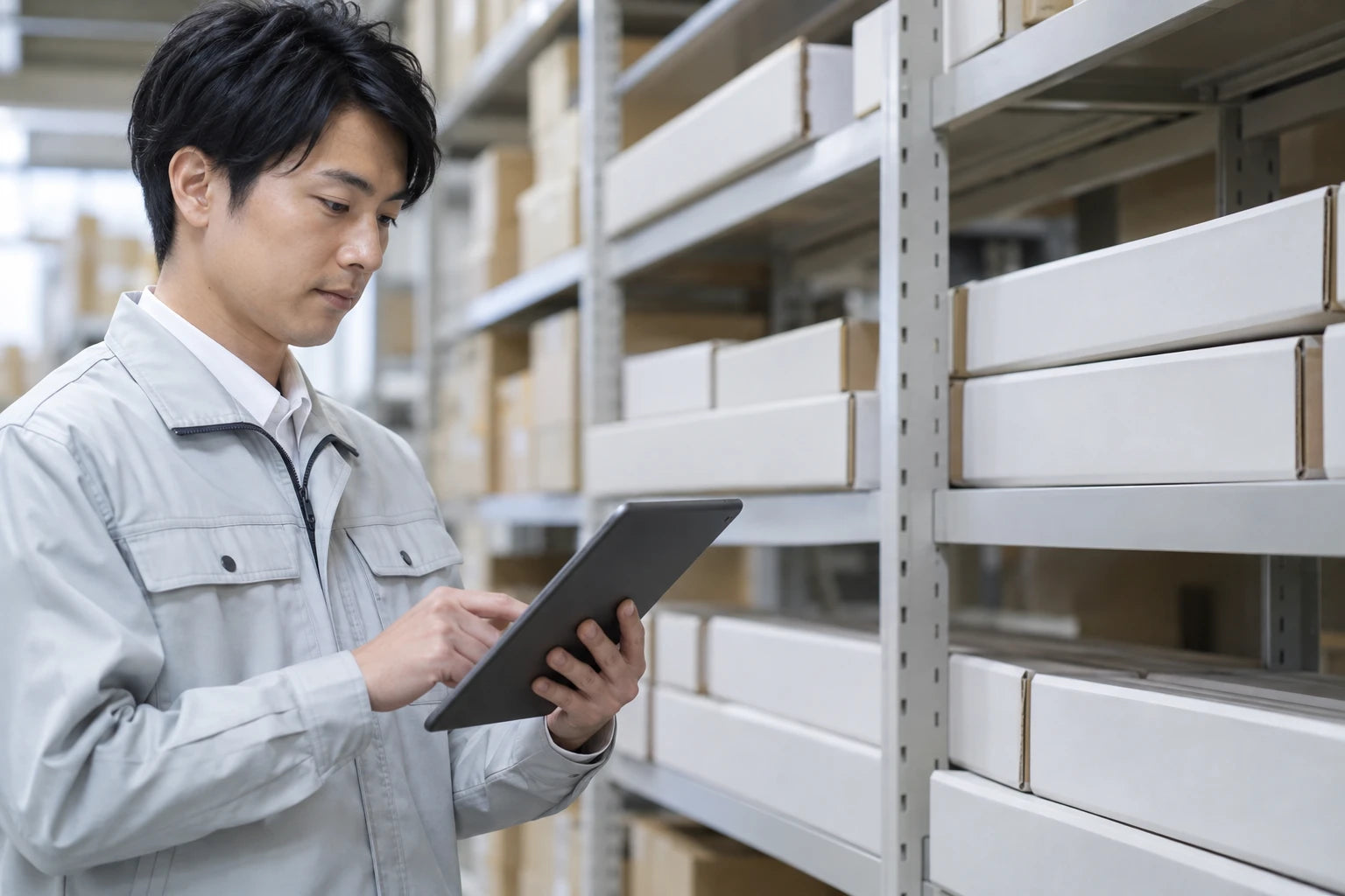 必要な商品の在庫と納期を確認する